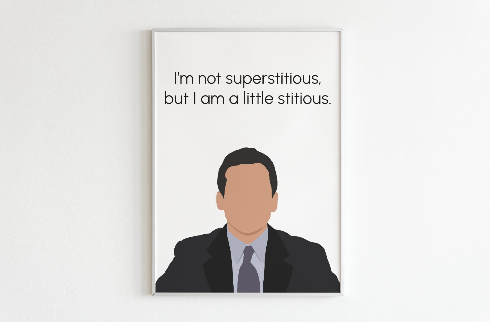 Michael Scott 'the Office' Quote Art | Funny Wall Decor (digital ...