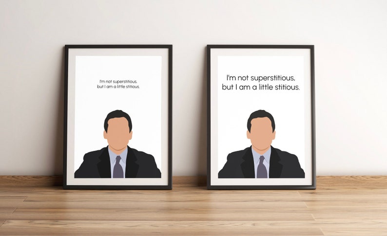 Michael Scott 'the Office' Quote Art | Funny Wall Decor (digital ...