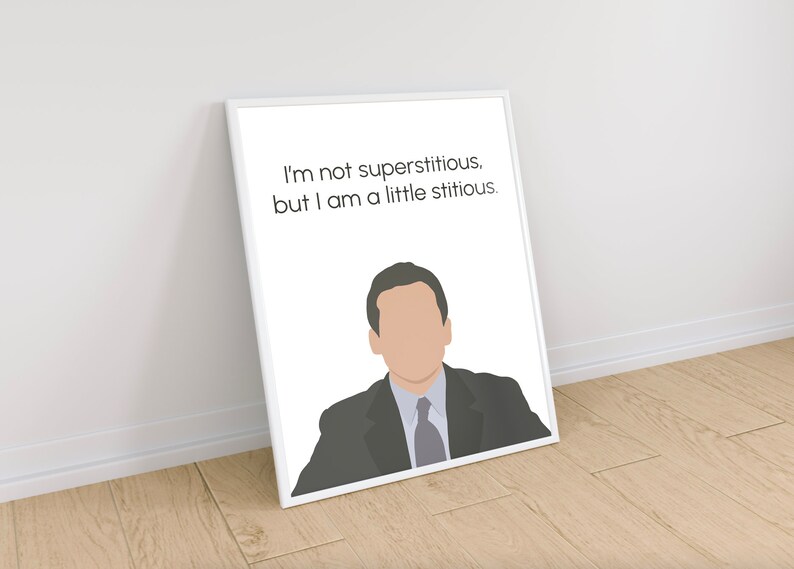 Michael Scott 'the Office' Quote Art | Funny Wall Decor (digital ...