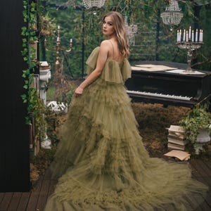 Green Forest Fairy Gown