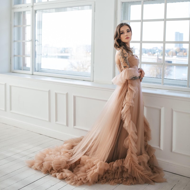 POM Crafts dusty pink dress
