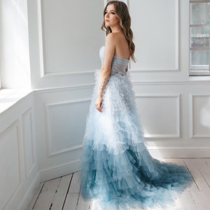 Blue Green Ombre Dress - Etsy