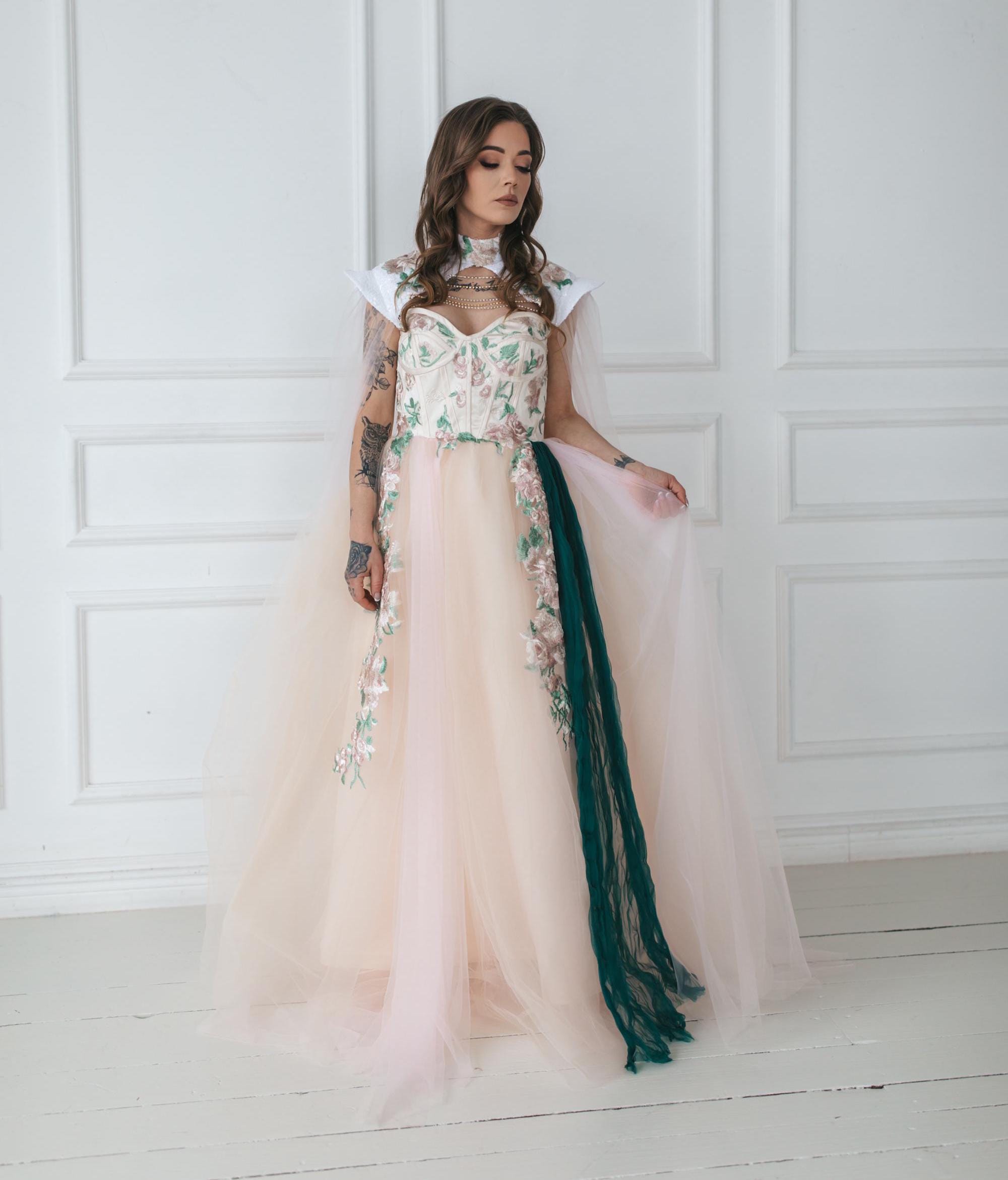 Romantic Rose Dream Rococo Fairy Dress