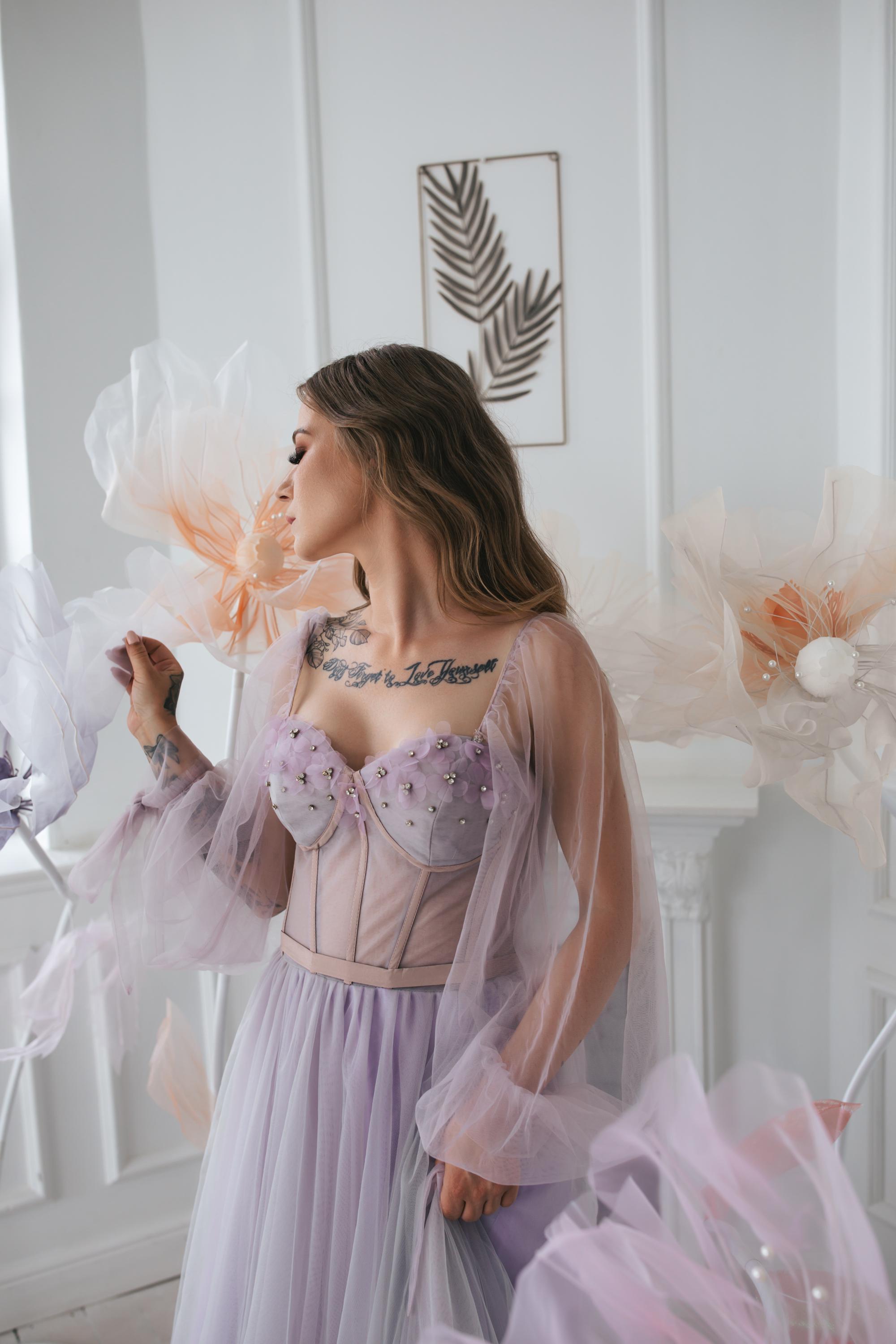 lilac fairy dress Astee T3001 Long Fitted Evening Gown Strappy Open Back – DiscountDressShop main image 0