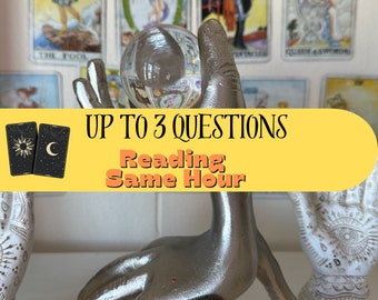 Psychic Question Reading 1-3 SAME HOUR + detailed answers + -TRUSTED psychic - quick 1-3 question reading + tarot reader emergency reading