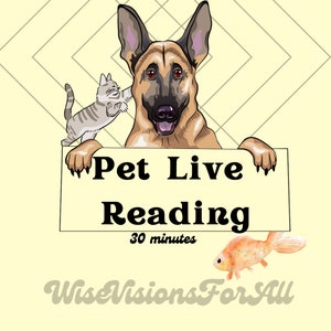 LIVE Pet PSYCHIC READING + trusted psychic + phone call reading + texting reading + same day scheduling + Animal Psychic Reading + Dog tarot