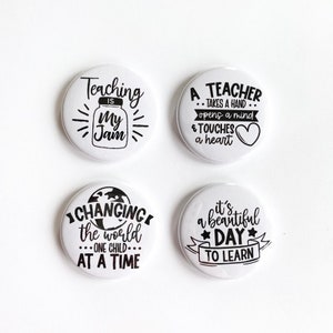 Motivational Teacher Magnets | teacher gift | teacher appreciation | new teacher gift | ece gift| daycare gift | school gift | custom magnet