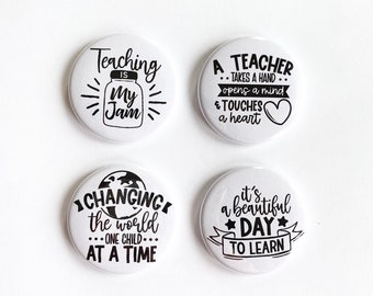 Motivational Teacher Magnets | teacher gift | teacher appreciation | new teacher gift | ece gift| daycare gift | school gift | custom magnet