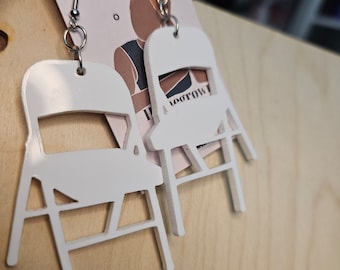 Folded Chair Earrings, The Gump