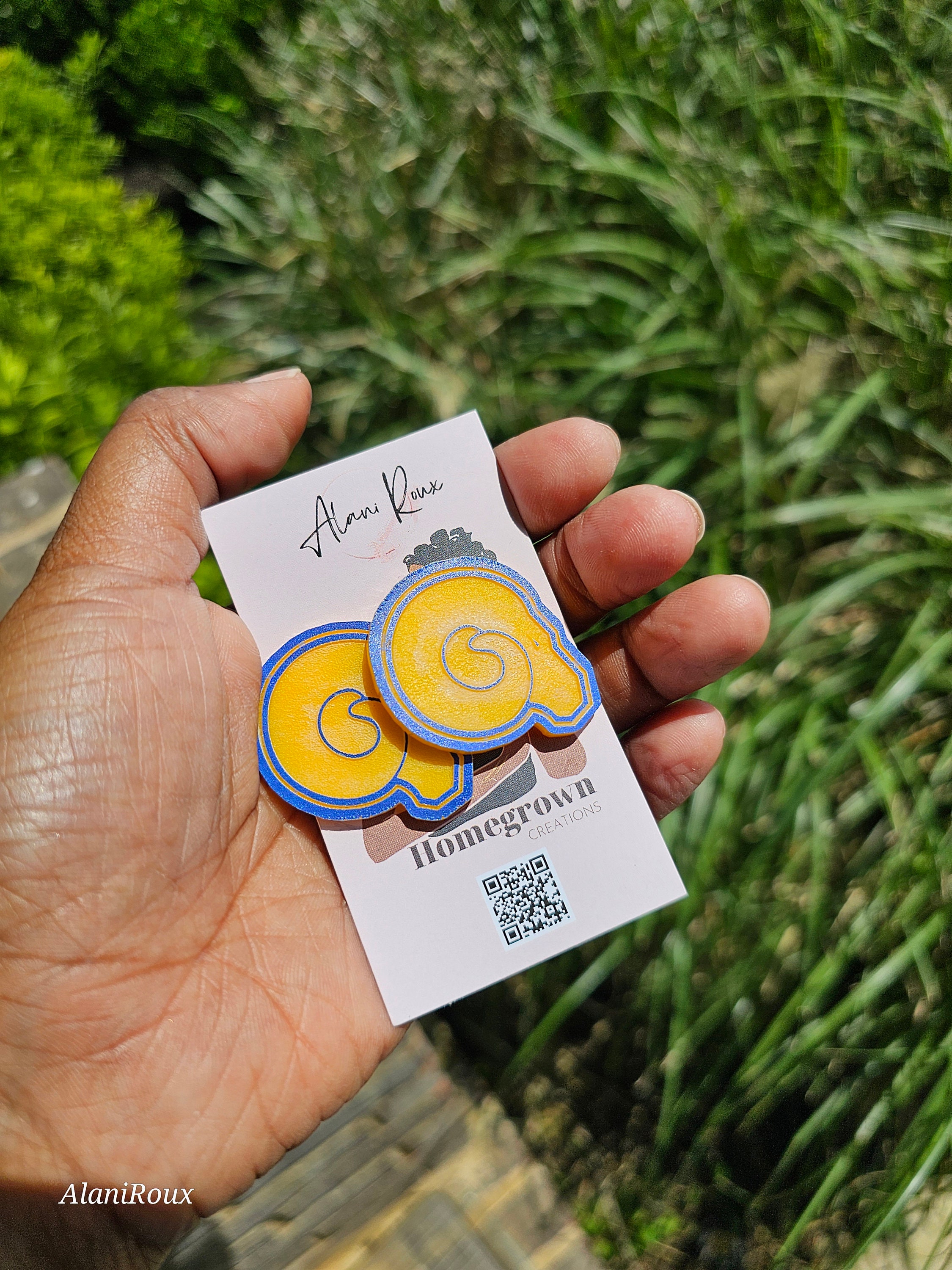 Albany State University Stud Earrings, ASU Game Day Jewelry, Homecoming Earrings, Everyday ASU Earrings, HBCU Accessories
