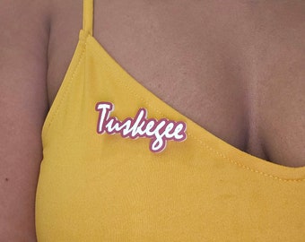 Tuskegee University Lapel Pin, Homecoming Accessories, TU Game Day Pin, HBCU Pins, Tuskegee Alumni Gift, College Spirit Gear