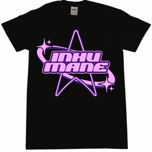 Inhumane Starlink Streetwear y2k Tee Black-pink