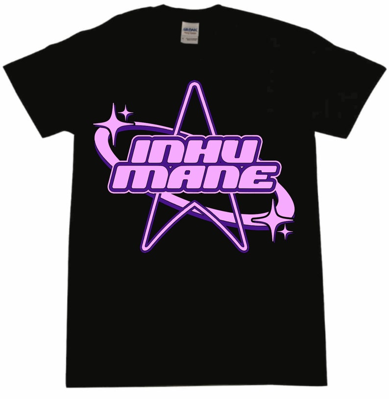 Inhumane Starlink Streetwear y2k Tee Black-pink