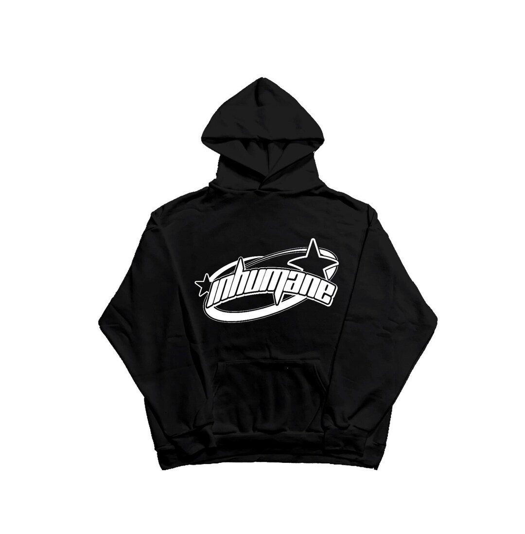 Inhumane Y2k Streetwear Hoodie - Etsy