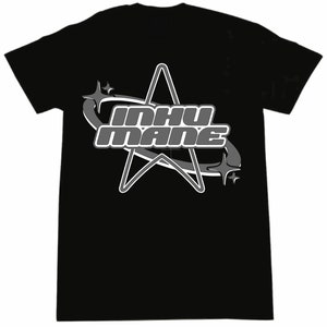 Inhumane Starlink Streetwear y2k Tee Black-Grey