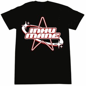 Inhumane Starlink Streetwear y2k Tee Black-Red