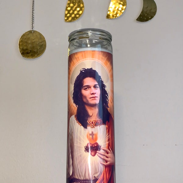Eddie Van Halen Devotional Candle