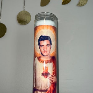 Elvis Presley Devotional Candle