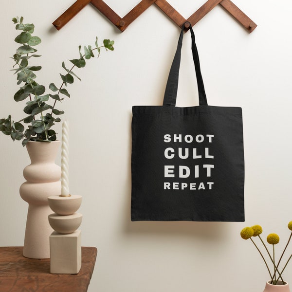 Photographer Tote bag, Organic Cotton Tote Bag, tote bag, tote bag aesthetic, gift for her, gift, photographer, photographer gift, bag