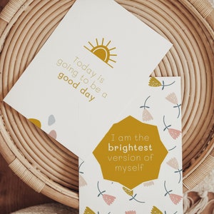 Affirmation cards for children, affirmations, mindfulness, digital download, positive affirmation cards, instant download, children's gifts