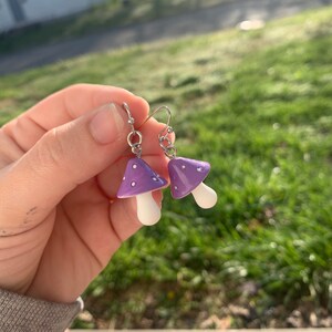 Mushroom earrings