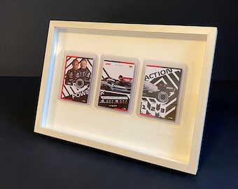 Mercedes F1 Team "Trilogy" Fan Frame with Hamilton and Bottas - Formula 1 Topps Collectible Cards - 20x30cm