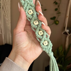 NANA Handmade Macrame Keychain, Nanny Gifts, Bohemian vibes, Boho chic, Keychain, Modern Keychain, Lanyard, Macrame