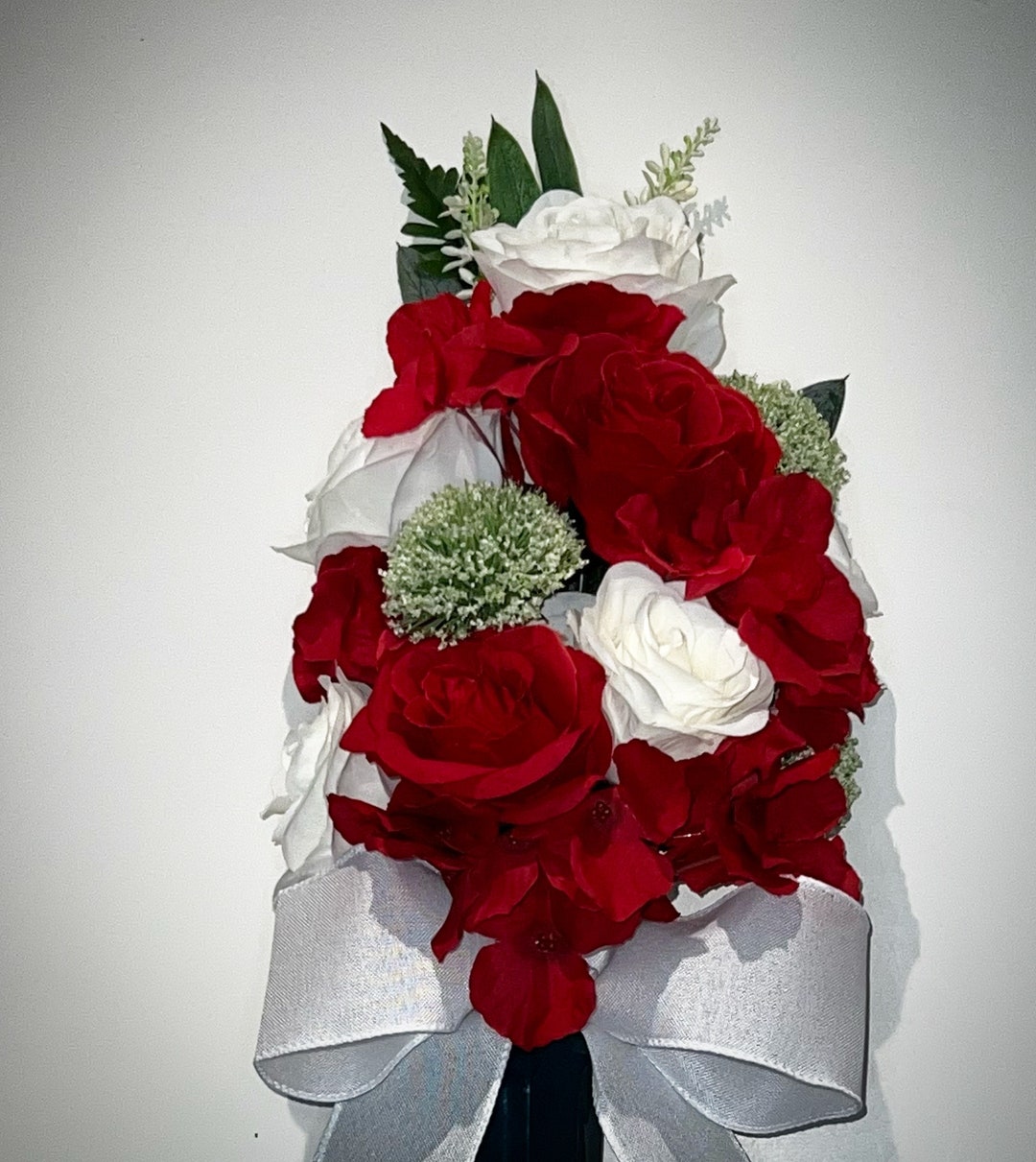Mausoleum Crypt Artificial Flower Arrangement Christmas Etsy