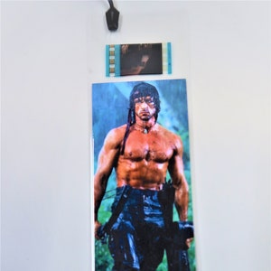 Rambo First Blood bookmark Film Cell Memorabilia 35mm Movie Cells, Rare Film Cell, Movie Film Cell Bookmark Collectible