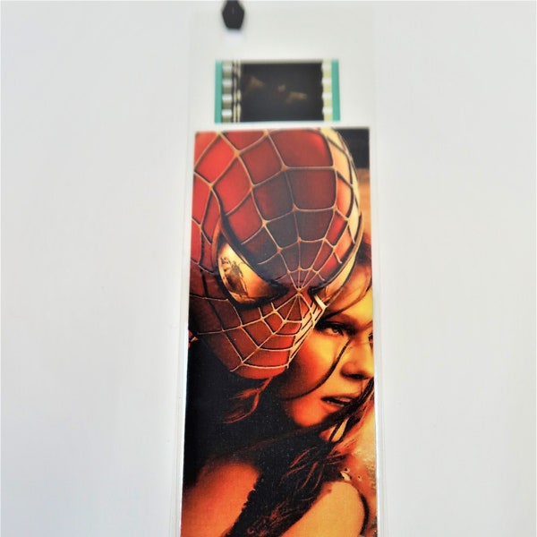 Spider-Man 2, bookmark Film Cell Memorabilia 35mm Movie Cells, Rare Film Cell, Movie Film Cell Bookmark Collectible