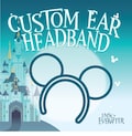 Custom Design Ear Headband. Mickey Ears