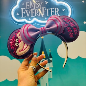 We’re all mad here! Cheshire Cat  inspired Ear Band.