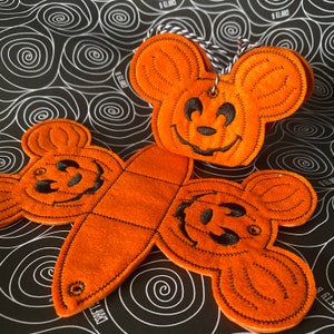 ITH Pumpkin Mouse Felt Candy Box for gift or surprise Machine Embroidery Design for hoop 5x7, 7x12