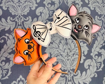 Everybody wants to be a cat Ear Headband! French cats inspired Ear Band.