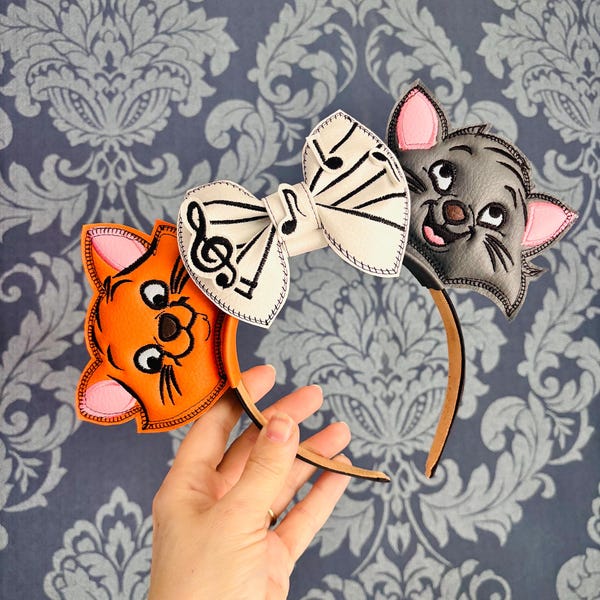Everybody wants to be a cat Ear Headband! French cats inspired Ear Band.