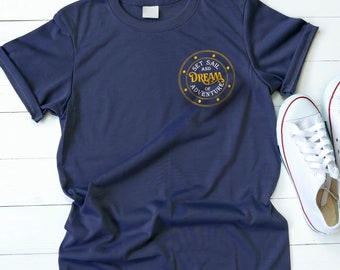 Mouse Boat - Dream Cruise inspired embroidered t shirt. Family sizes