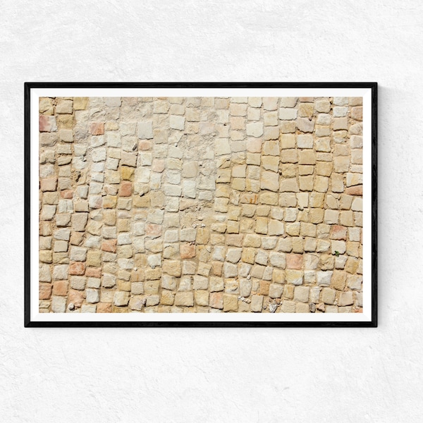 Byzantine White Mosaic Stones at Hyrcanium, West Bank | Photo Print | Wall Art | Home Decor | Poster | Holy Land Gifts | Ancient Photography