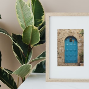 Blue Door in Old City Jerusalem | Photo Print | Wall Art | Home Decor | Poster | Holy Land Gifts | Urban Photography