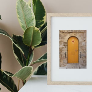 Yellow Door in Old City Jerusalem | Photo Print | Wall Art | Home Decor | Poster | Holy Land Gifts | Urban Photography