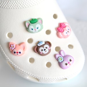 CLEARANCE Cute Animal head shoe charms | kawaii