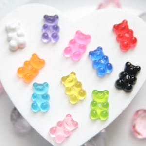 Small Gunmy Bear Jelly Glossy Shoe Charm plug