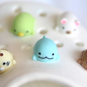 Cute 3D Animal Shoe Charms | Kitten , Pork Cutlet, Lizard, Bear, Penguin