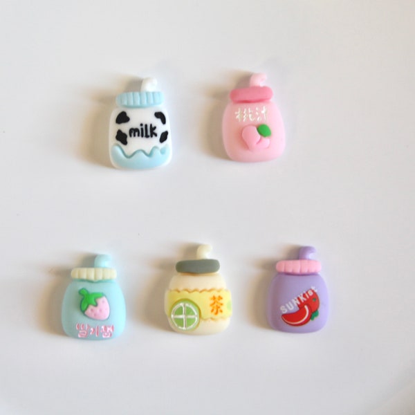 Cute Juice drink | matte shoe charms