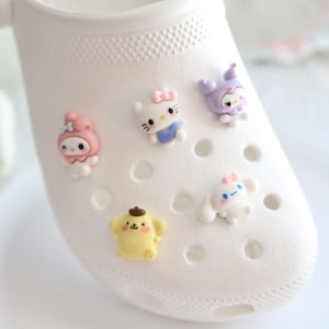 Ciondoli per scarpe GLOSSY Chibi Saltellanti Kawaii Family