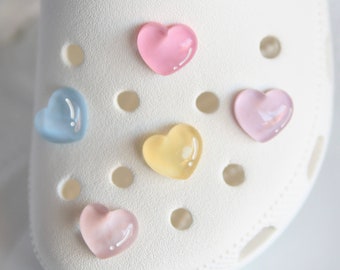 Amuletos de zapatos Jelly Heart RESTOCKED