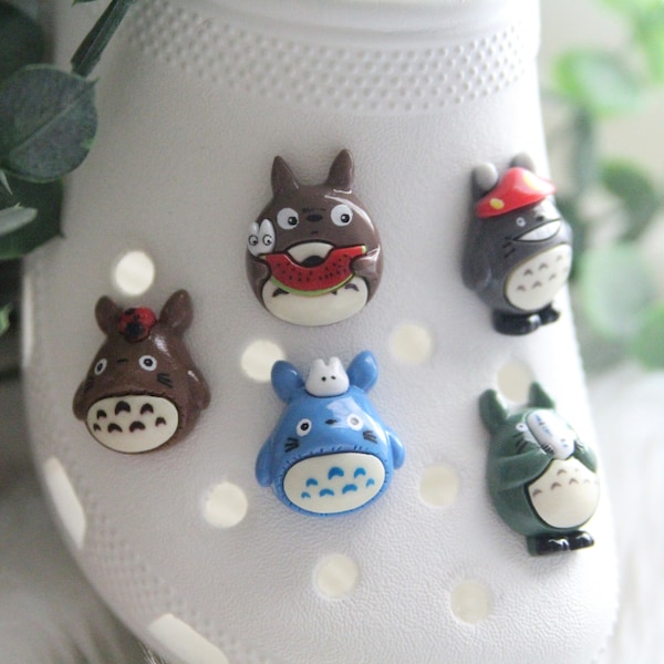 Glossy Spirit Anime Shoe Charms | Totoro