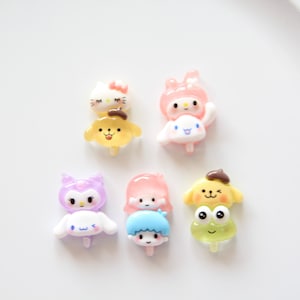 Jelly Duo Heads San Family | Shoe Charms
