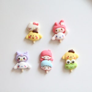 CLEARANCE Duo Heads MATTE San Family | Shoe Charms