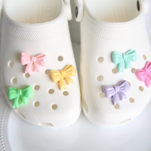 Glossy big Bows | Bright cute shoe charms