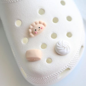 Cute Food matte shoe plug BAO BUN Dumpling  Mantou | kawaii shoe charms